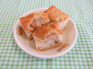 リンゴのパンケーキ 給食レシピ 社会福祉法人 竜谷保育会 北海道帯広市